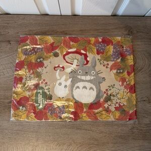 Studio Ghibli My Neighbor Totoro Woven Placemat 19” x 13” JAPAN IMPORTED NEW